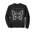 Punk Butterfly Analog Goth Emo Alt Sweatshirt - Novelty Apparel Men Women - T-Shirt, Sweatshirt, Hoodie