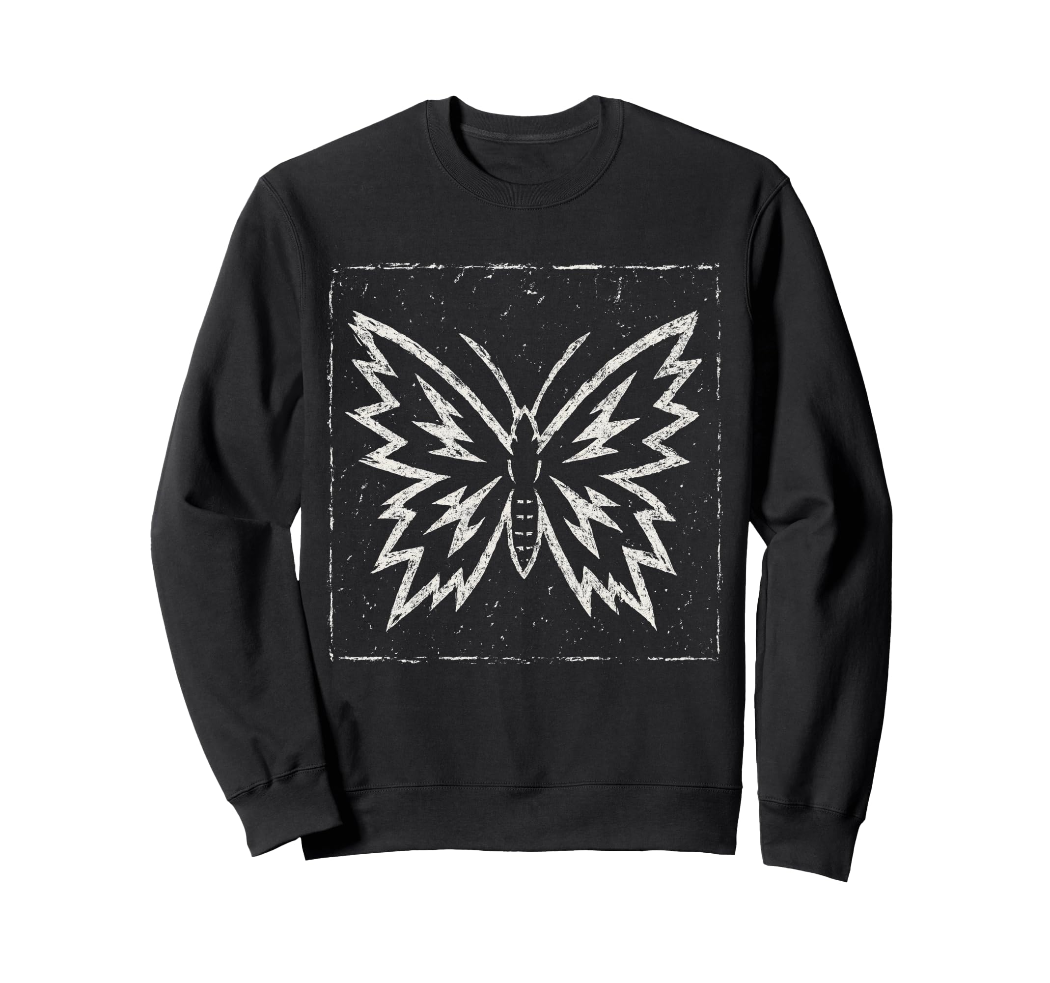 Punk Butterfly Analog Goth Emo Alt Sweatshirt - Novelty Apparel Men Women - T-Shirt, Sweatshirt, Hoodie