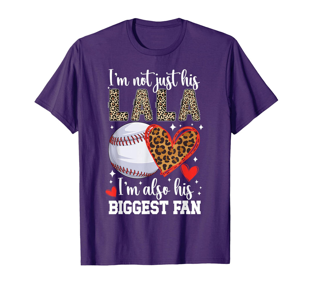 His Biggest Fan Baseball Lala T-Shirt - Custom Art Print for Adults - T-Shirt, Sweatshirt, Hoodie