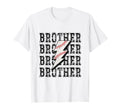 Baseball Brother Lightning Bolt T-Shirt - Minimalist Print Men Women - T-Shirt, Sweatshirt, Hoodie
