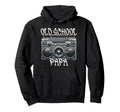 Old School Papa Boombox Vibes 70S 80S 90S Hoodie - Novelty Apparel Unisex - T-Shirt, Sweatshirt, Hoodie