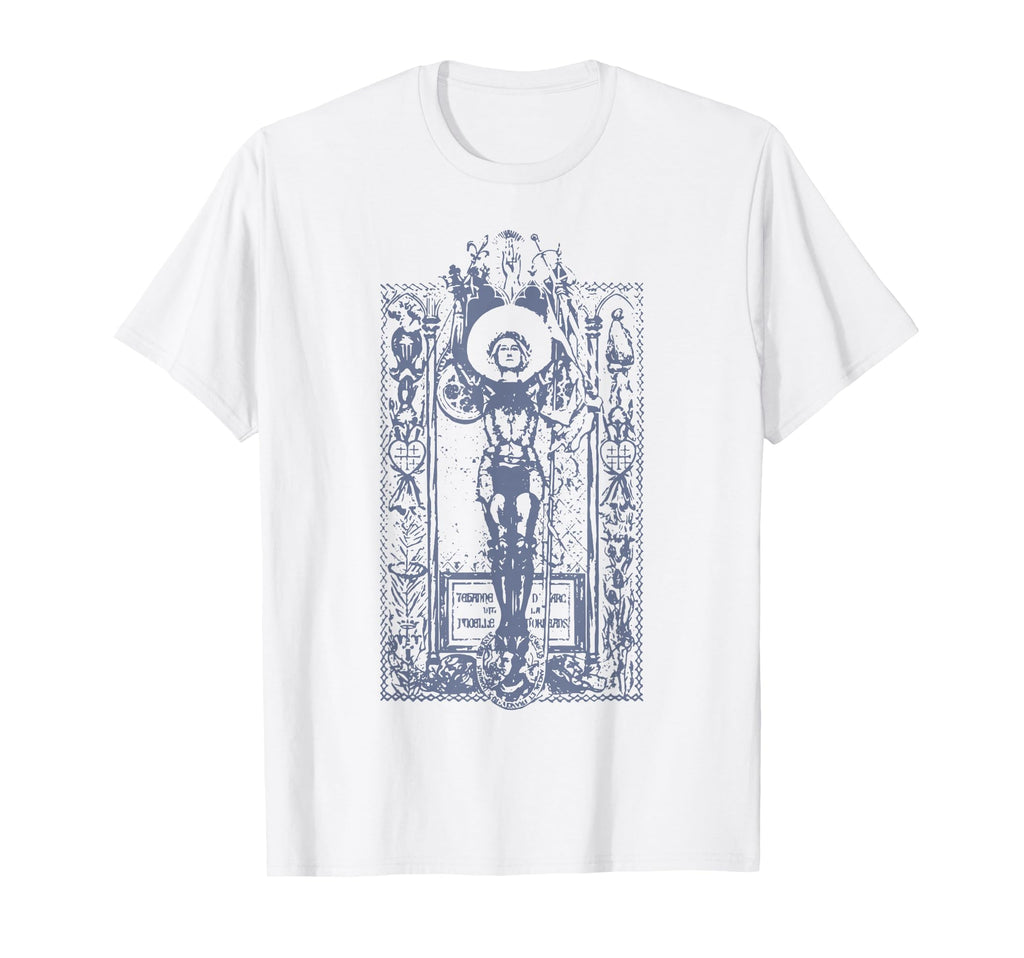 St Jeanne Darc Distressed Gifts Catholic T-Shirt - Graphic Print Men Women - T-Shirt, Sweatshirt, Hoodie