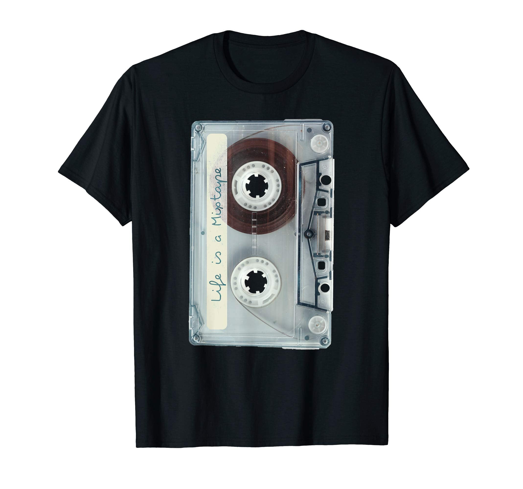 Life Is Mixtape Old School Tape Cassette T-Shirt - Unique Graphic Men Women - T-Shirt, Sweatshirt, Hoodie