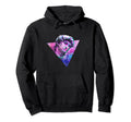 Thinking Statue Glitch Vaporwave Hoodie - Aesthetic Graphic Men Women - T-Shirt, Sweatshirt, Hoodie