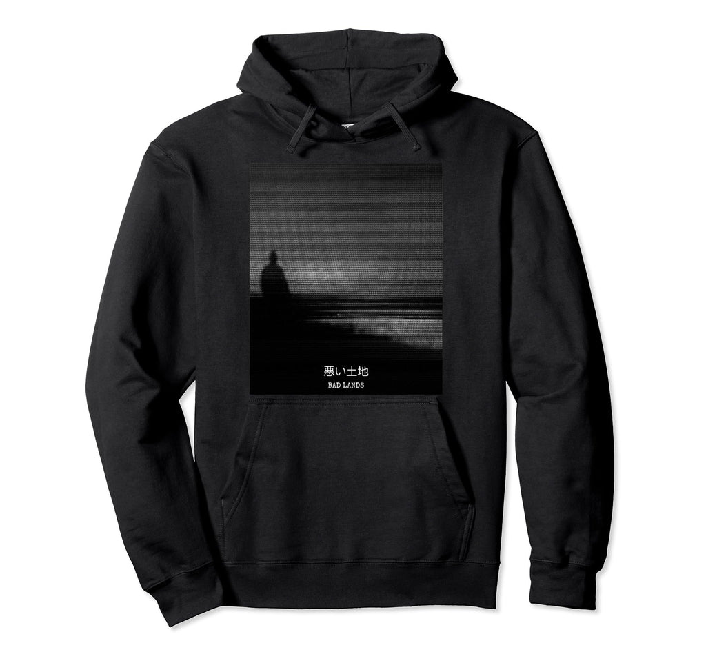 Bad Lands Vaporwave Aesthetic Otaku Hoodie - Streetwear Style Unisex - T-Shirt, Sweatshirt, Hoodie