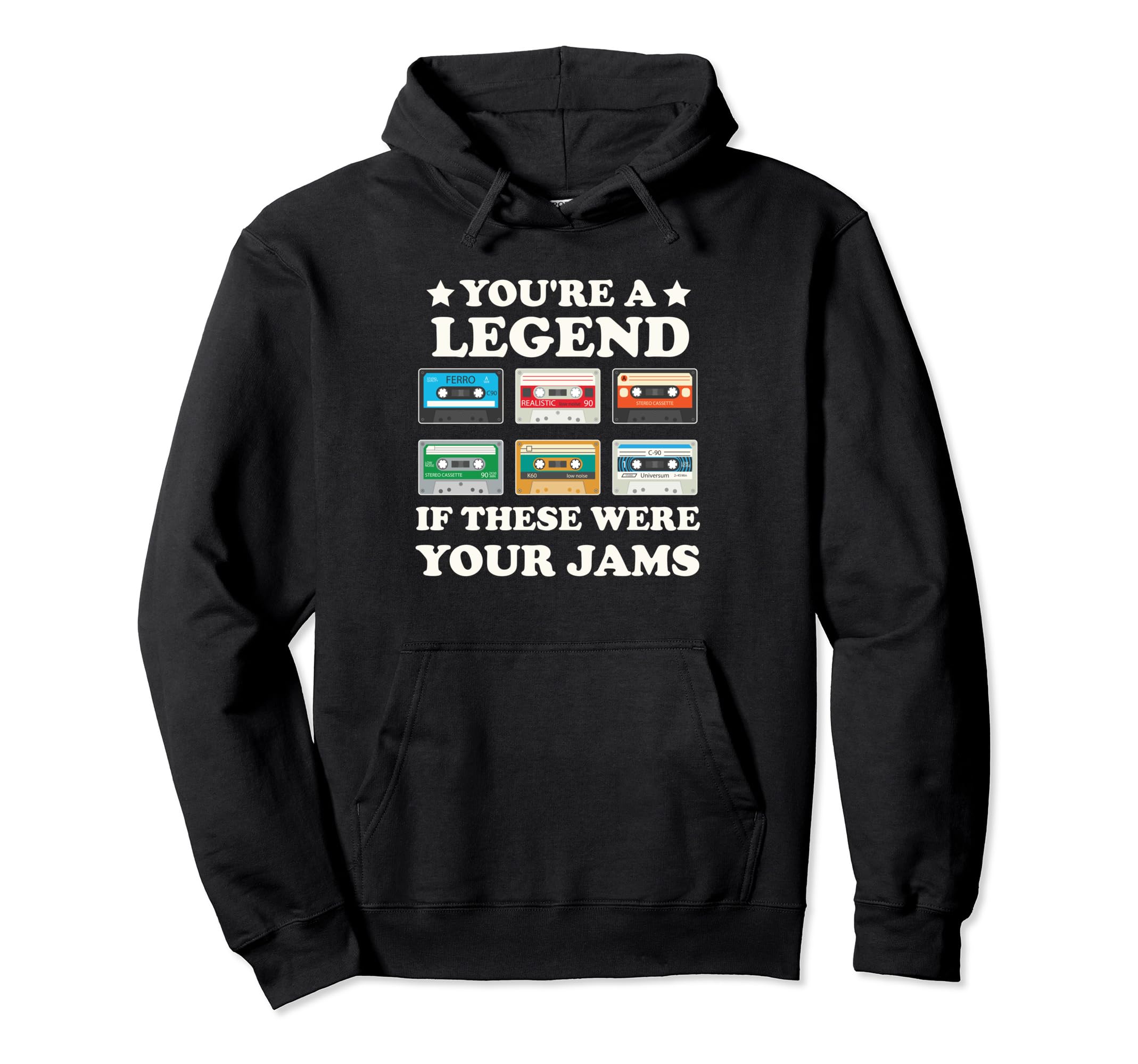 Funny Cassette 80S 90S Mixed Tape Hoodie - Aesthetic Graphic for Adults - T-Shirt, Sweatshirt, Hoodie
