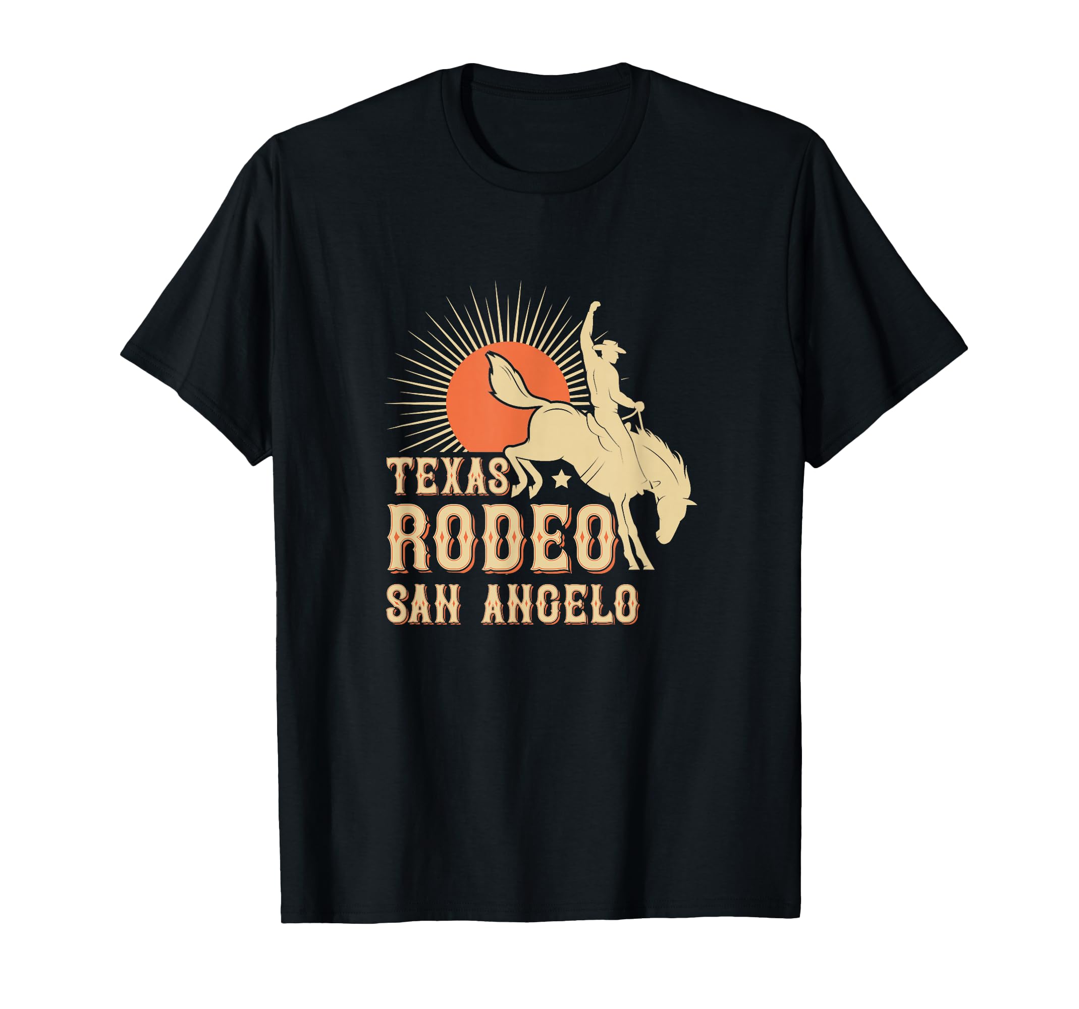 San Angelo Texas Rodeo Western Cowboy T-Shirt - Trendy Graphic Unisex - T-Shirt, Sweatshirt, Hoodie