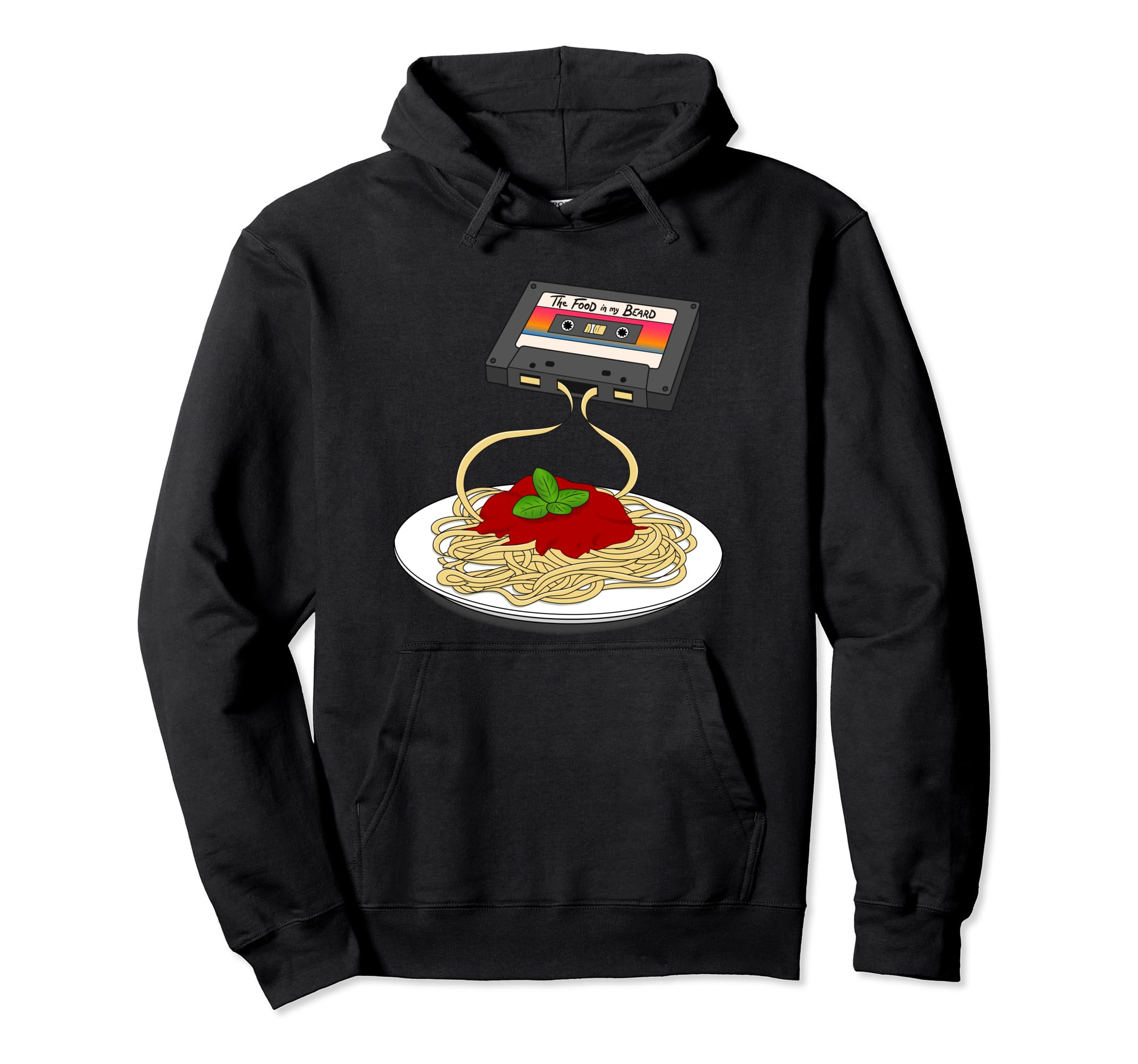 Cassettuccine Fettuccini Made From Hoodie - Custom Art Print for Adults - T-Shirt, Sweatshirt, Hoodie