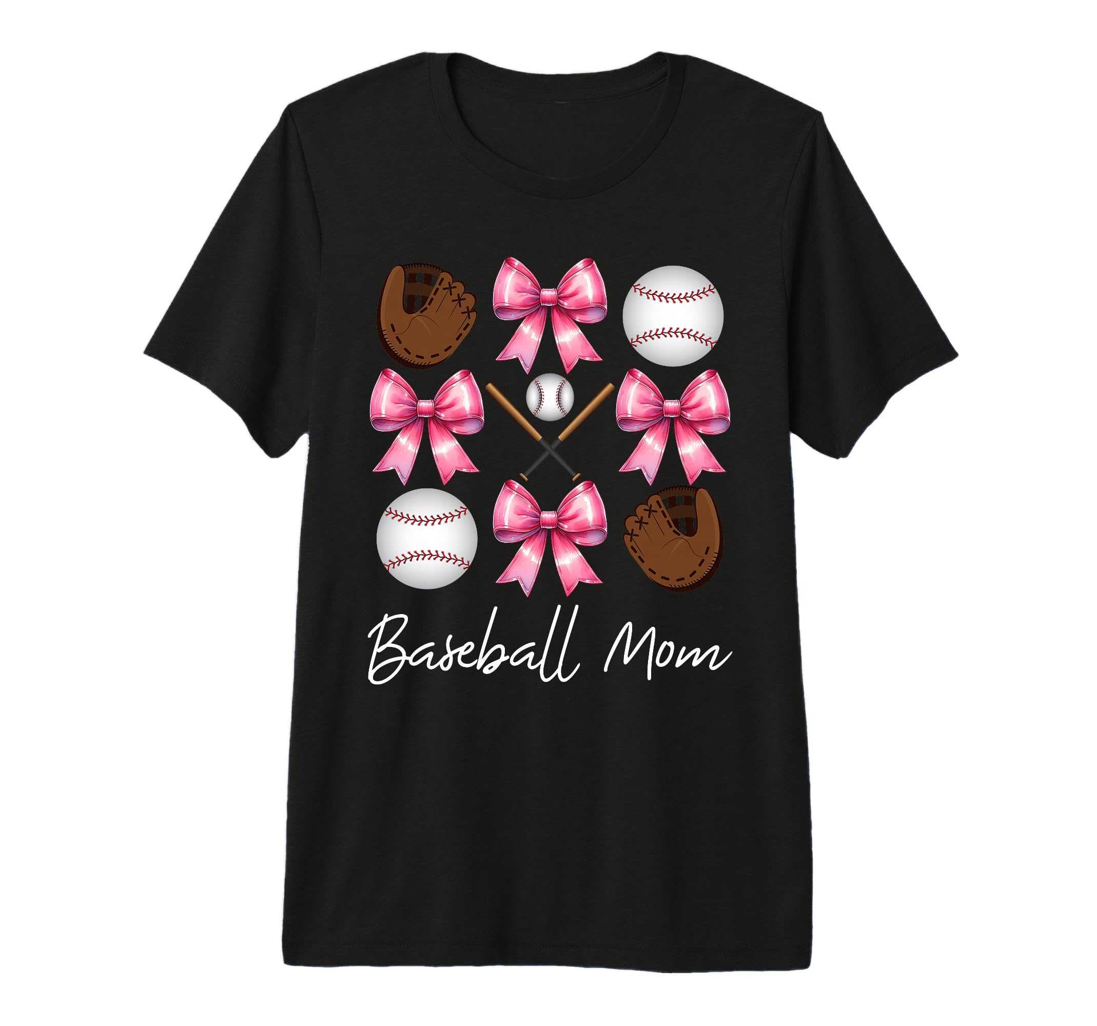 Baseball Mom Baseball Mama Mothers Day T-Shirt - Aesthetic Graphic Unisex - T-Shirt, Sweatshirt, Hoodie
