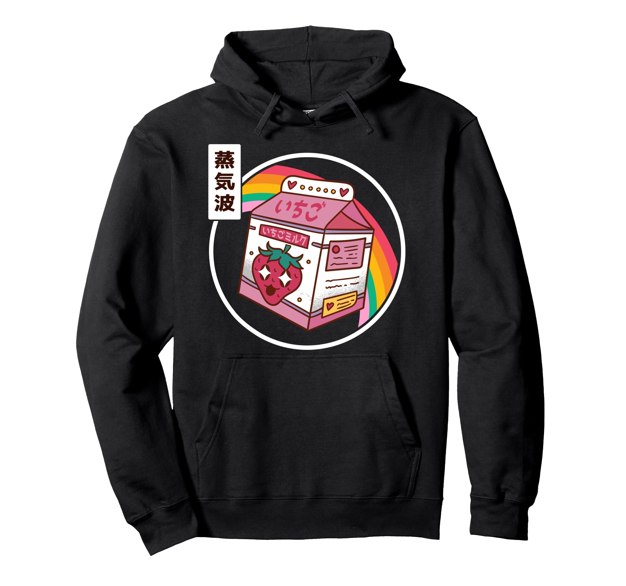 Strawberry Milk Japan Pastel Otaku Hoodie - Fun Novelty Design Unisex - T-Shirt, Sweatshirt, Hoodie