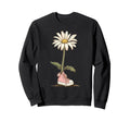 Boho Daisy Flower Botanical Sweatshirt - Streetwear Style Unisex - T-Shirt, Sweatshirt, Hoodie