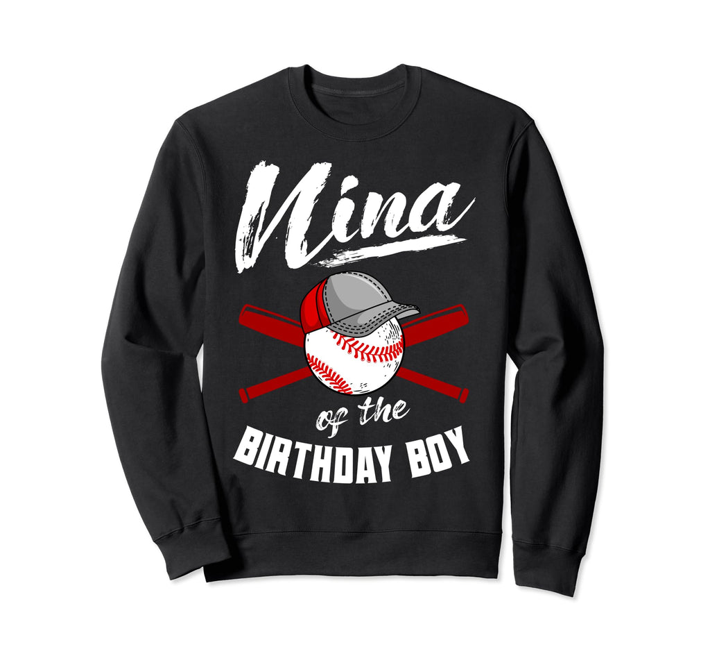 Nina Birthday Baseball Bday Party Sweatshirt - Minimalist Print for Adults - T-Shirt, Sweatshirt, Hoodie