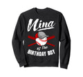 Nina Birthday Baseball Bday Party Sweatshirt - Minimalist Print for Adults - T-Shirt, Sweatshirt, Hoodie