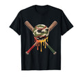 Baseball Drip Camo Baseball Bats Sports T-Shirt - Trendy Graphic Men Women - T-Shirt, Sweatshirt, Hoodie