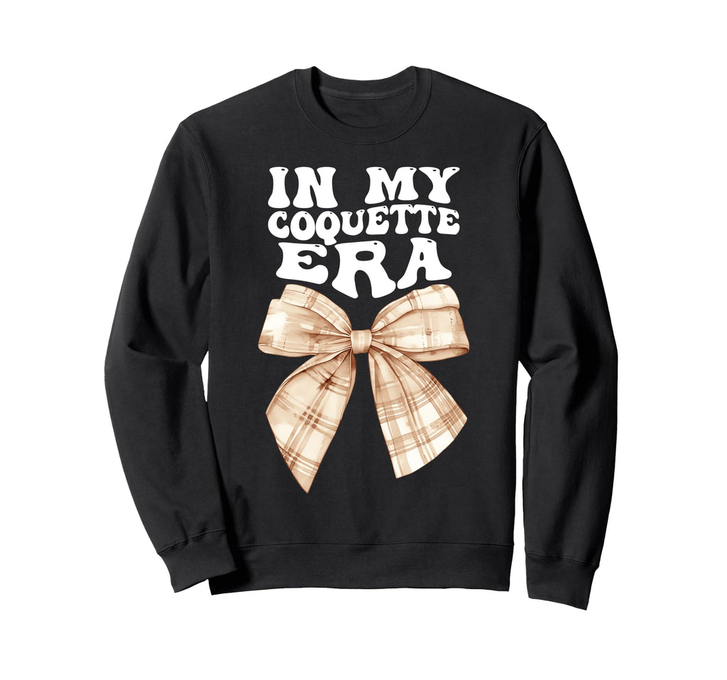My Coquette Era Boho Plaid Pattern Sweatshirt - Graphic Print for Adults - T-Shirt, Sweatshirt, Hoodie