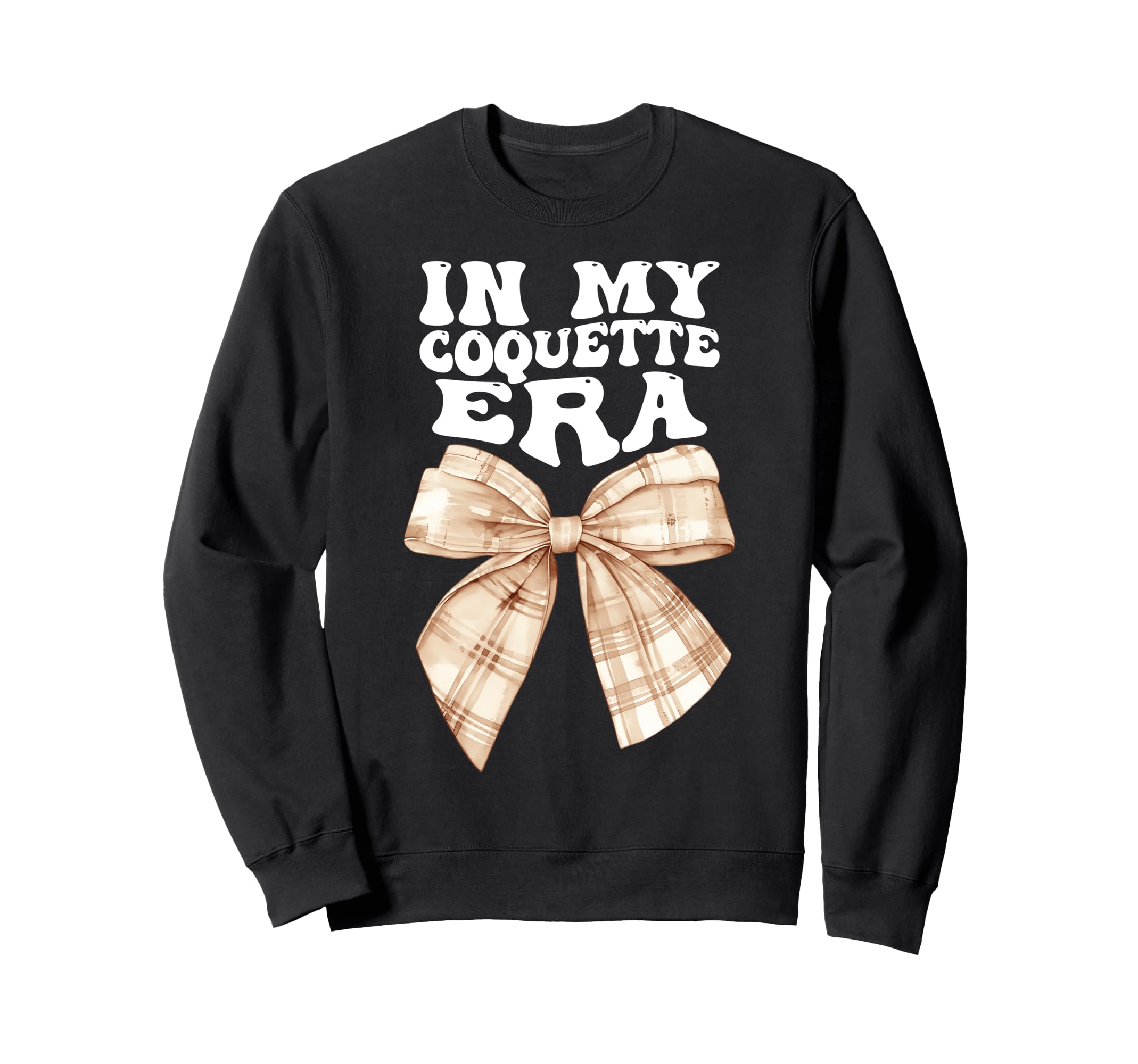 My Coquette Era Boho Plaid Pattern Sweatshirt - Graphic Print for Adults - T-Shirt, Sweatshirt, Hoodie