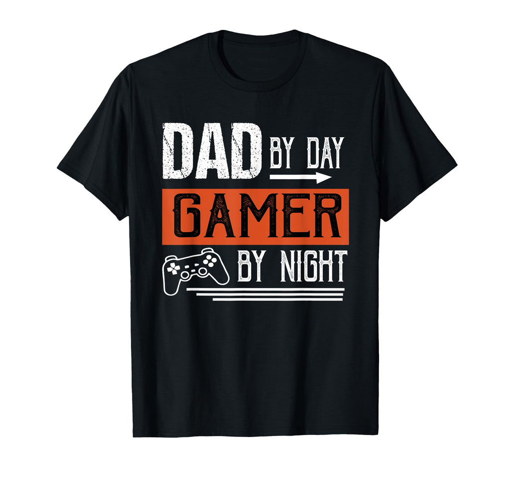 Dad Day Gamer Night Gaming Fathers Day T-Shirt - Custom Art Print Unisex - T-Shirt, Sweatshirt, Hoodie