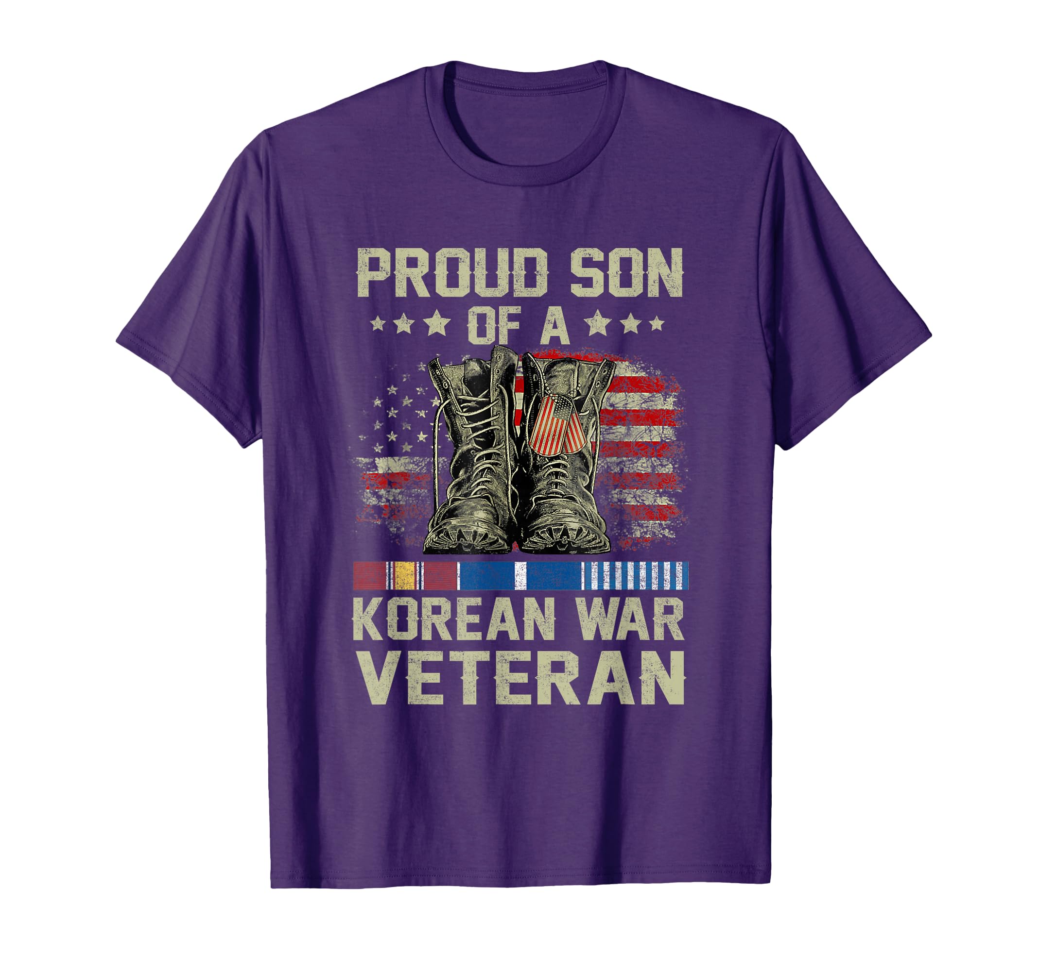 Proud Son Korean War Veteran Us Family T-Shirt - Custom Art Print Unisex - T-Shirt, Sweatshirt, Hoodie