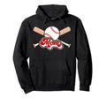 Baseball Mom Baseball Player Mama Hoodie - Minimalist Print Unisex - T-Shirt, Sweatshirt, Hoodie