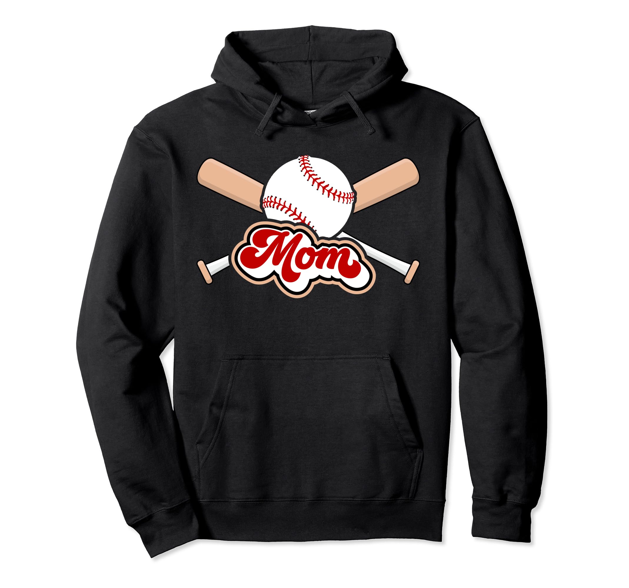Baseball Mom Baseball Player Mama Hoodie - Minimalist Print Unisex - T-Shirt, Sweatshirt, Hoodie