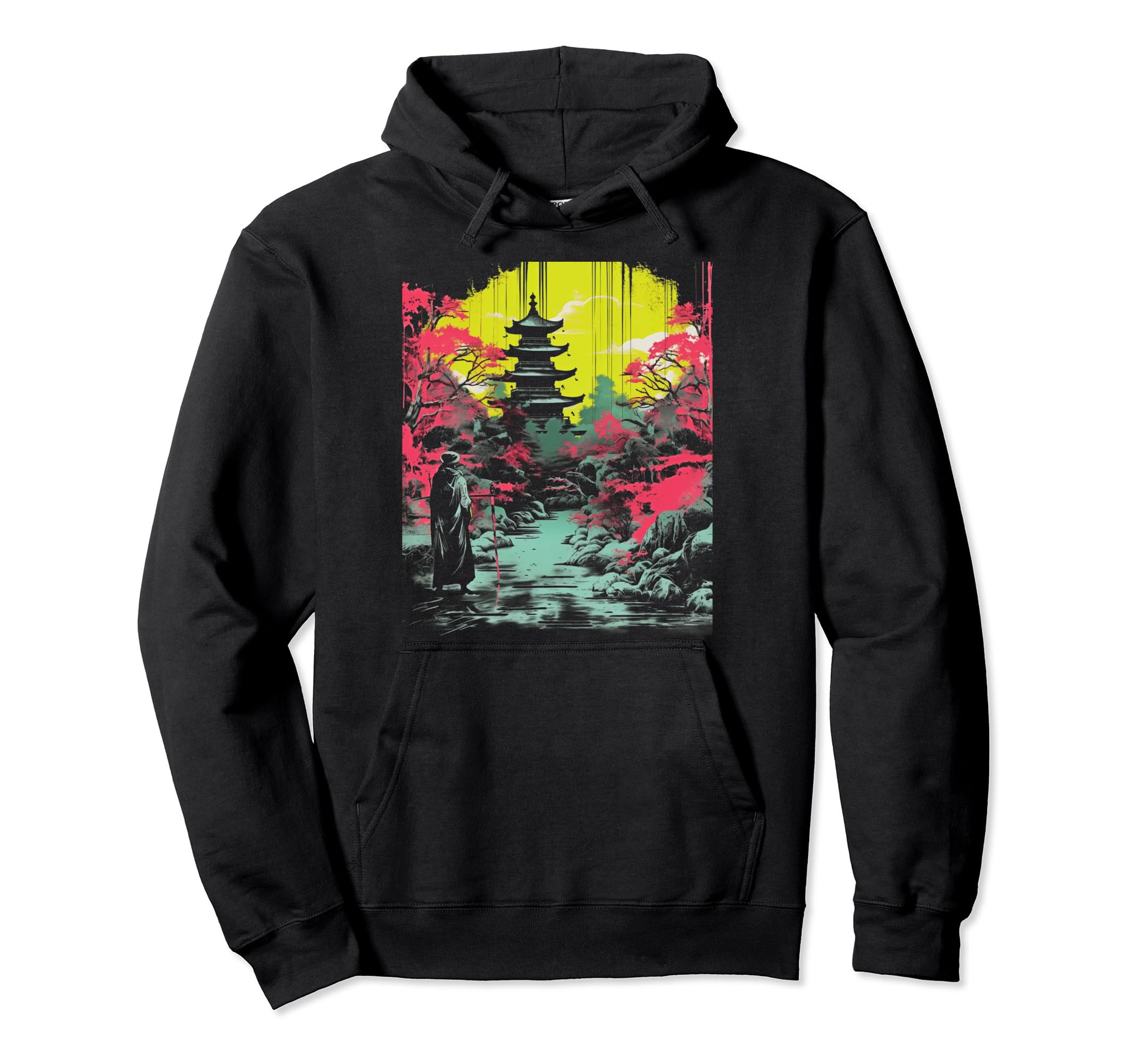 Japanese Aesthetic Y2K Samurai 6 Hoodie - Minimalist Print for Adults - T-Shirt, Sweatshirt, Hoodie