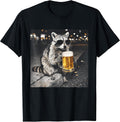 Funny Raccoon Drinking Beer Meme - Adult & Kids T-Shirts, Sweatshirts & Hoodies apparel design preview 1