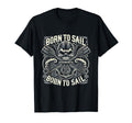 Seafaring Rebel Skull Anchor Rocker T-Shirt - Streetwear Style for Adults - T-Shirt, Sweatshirt, Hoodie