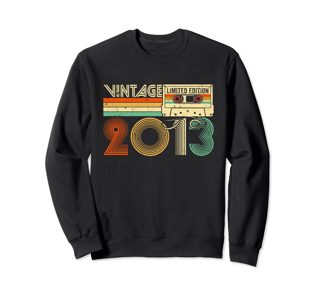 2013 11 Years Old Cassette Tape Sweatshirt - Fun Novelty Design Men Women - T-Shirt, Sweatshirt, Hoodie