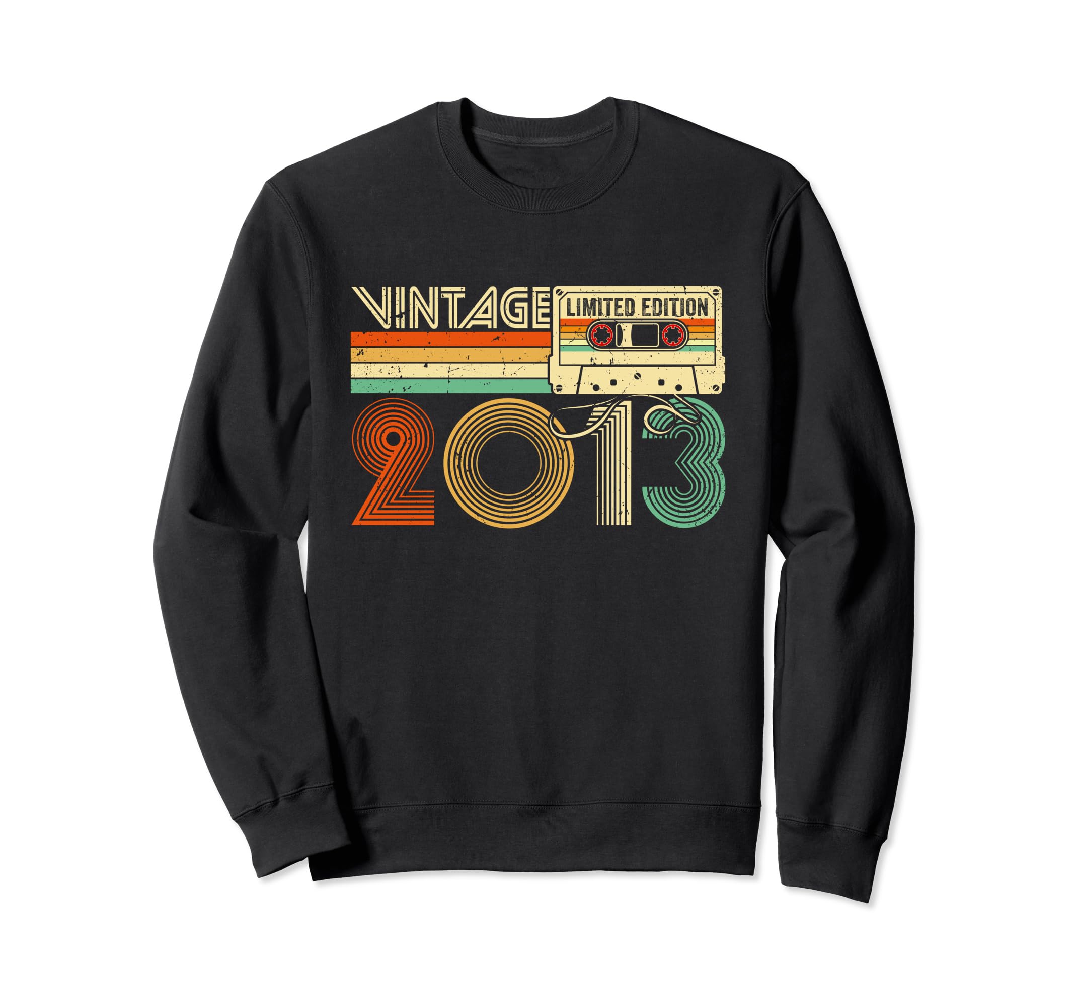 2013 11 Years Old Cassette Tape Sweatshirt - Fun Novelty Design Men Women - T-Shirt, Sweatshirt, Hoodie