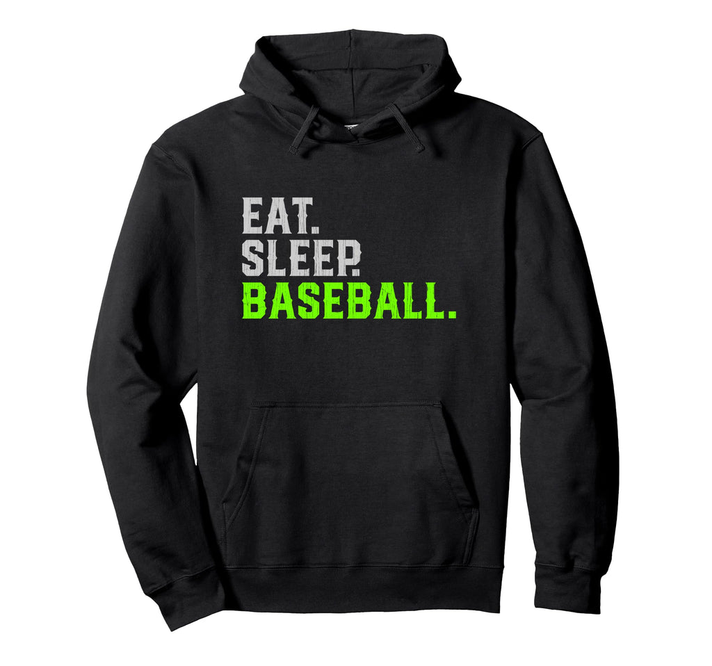 Eat Sleep Baseball Repeat Hoodie - Streetwear Style Unisex - T-Shirt, Sweatshirt, Hoodie