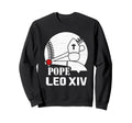 Da Pope Leo Xiv Baseball Sweatshirt - Minimalist Print Unisex - T-Shirt, Sweatshirt, Hoodie
