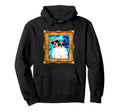 Funny Dogs Portrait Retrowave Hoodie - Fun Novelty Design Men Women - T-Shirt, Sweatshirt, Hoodie