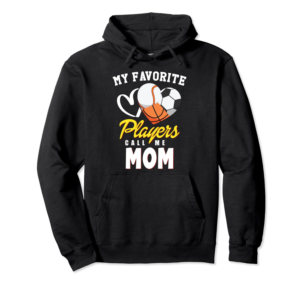 My Favorite Players Baseball Soccer Hoodie - Novelty Apparel for Adults - T-Shirt, Sweatshirt, Hoodie