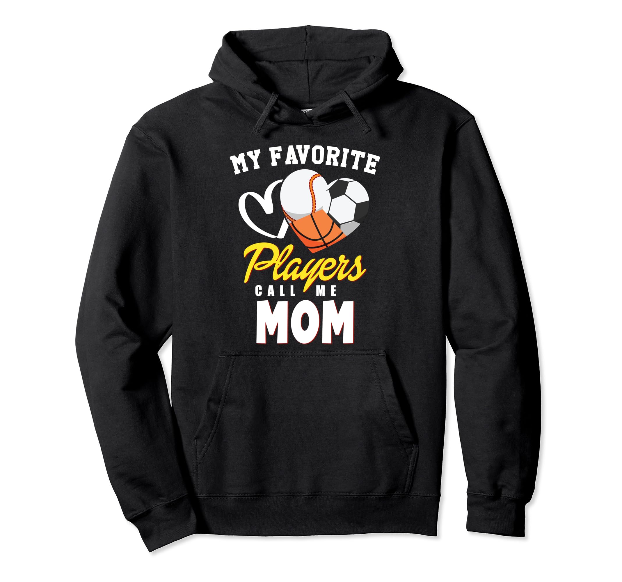 My Favorite Players Baseball Soccer Hoodie - Novelty Apparel for Adults - T-Shirt, Sweatshirt, Hoodie