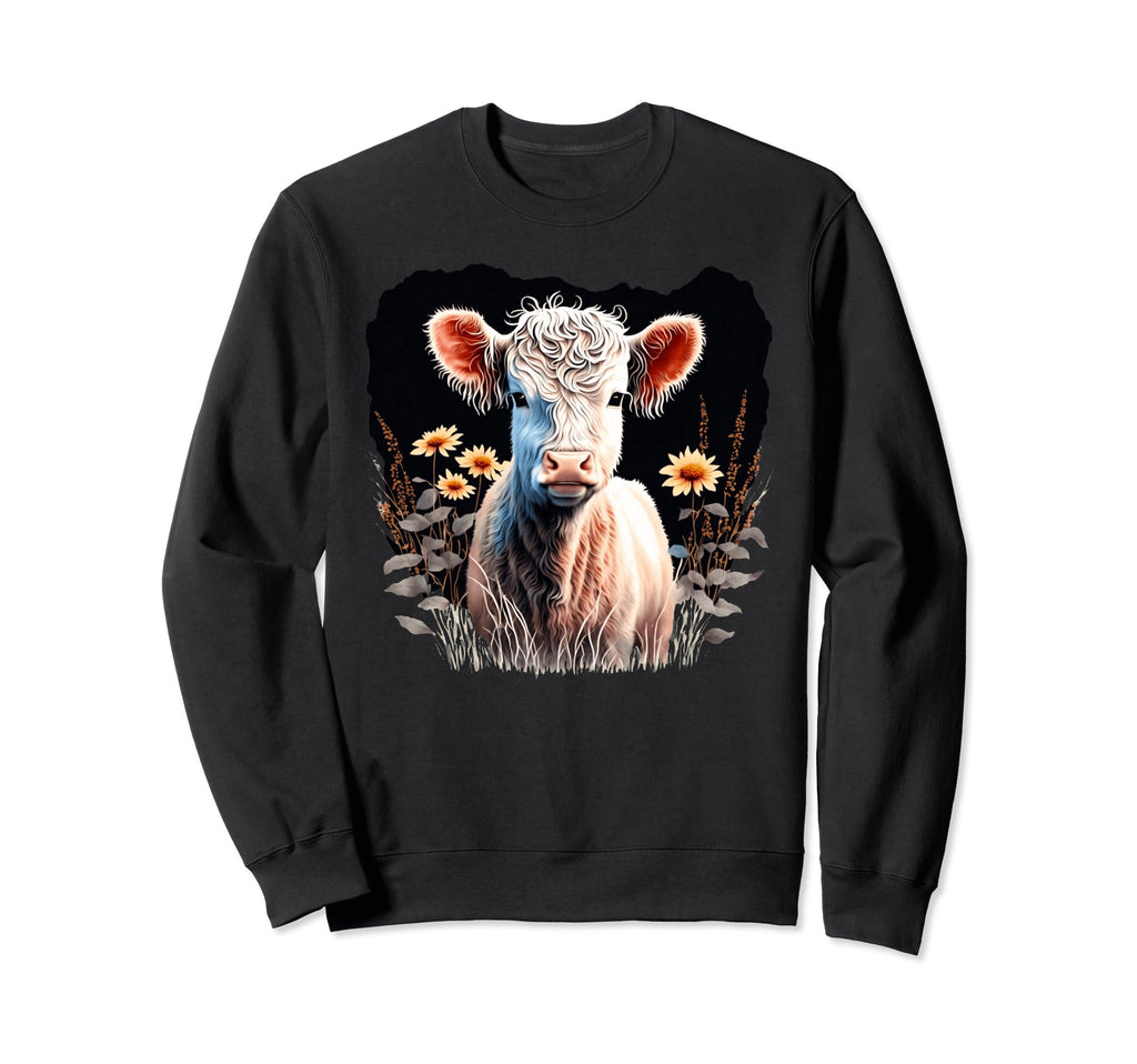 Unhinged Aesthetic Y2K Sister Cow Sweatshirt - Unique Graphic Unisex - T-Shirt, Sweatshirt, Hoodie