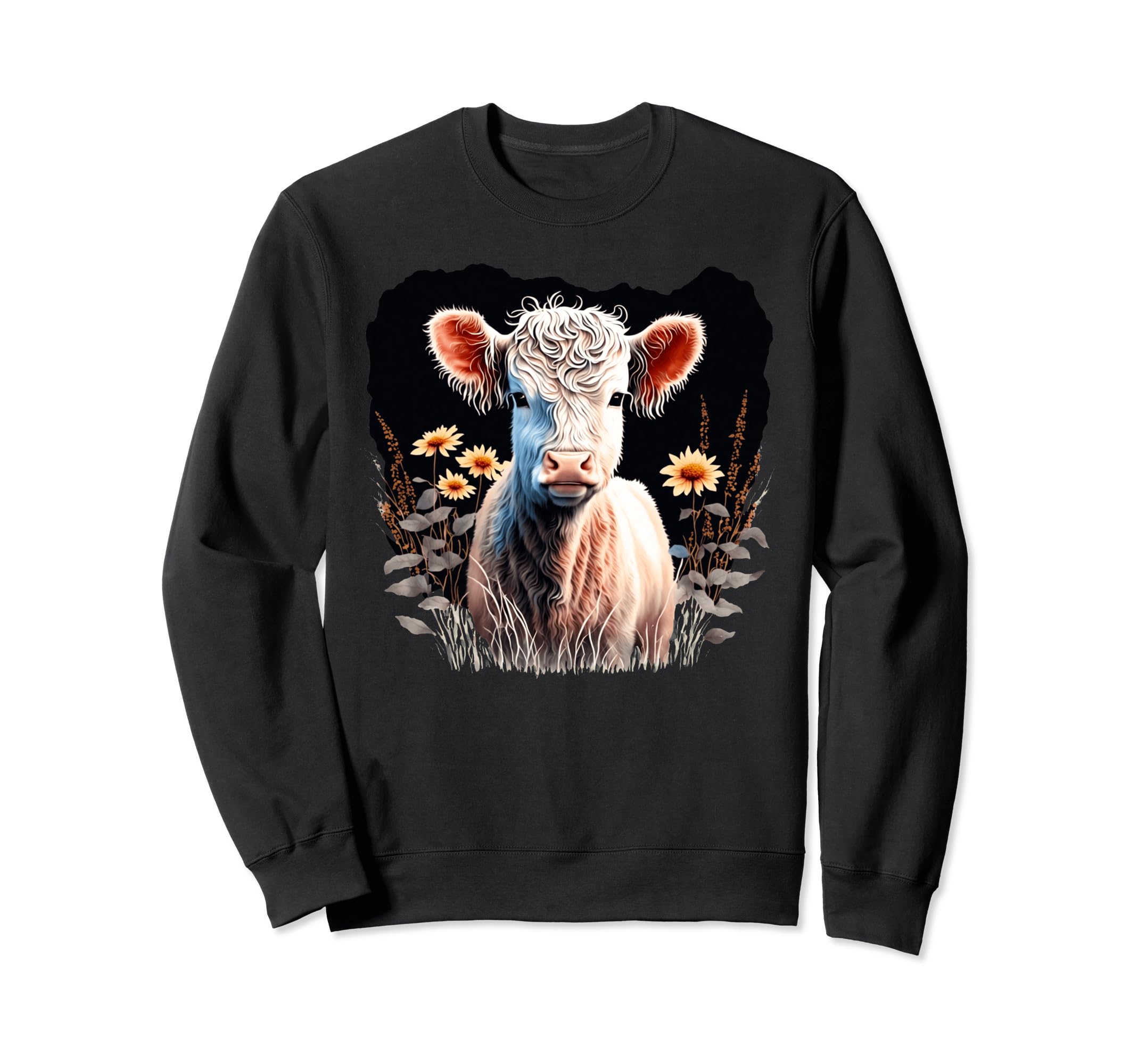 Unhinged Aesthetic Y2K Sister Cow Sweatshirt - Unique Graphic Unisex - T-Shirt, Sweatshirt, Hoodie