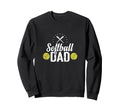 Softball Dad Softball Dad Baseball Sweatshirt - Trendy Graphic Unisex - T-Shirt, Sweatshirt, Hoodie