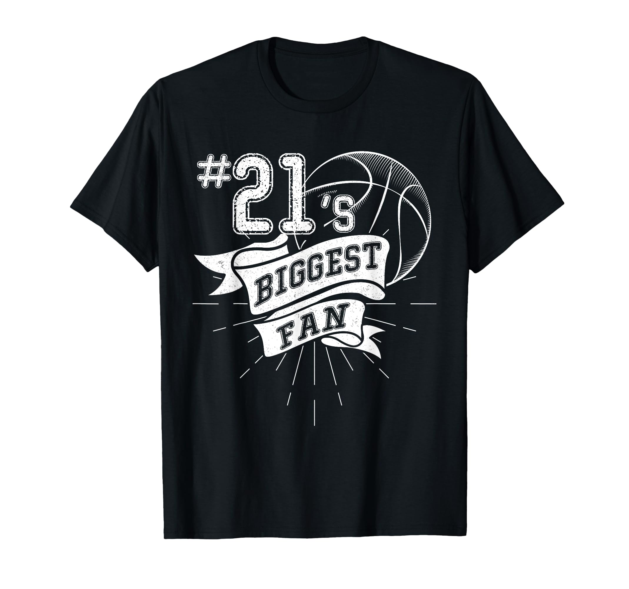 Biggest Fan Baseball Player Number T-Shirt - Custom Art Print for Adults - T-Shirt, Sweatshirt, Hoodie