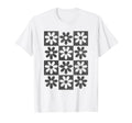 Checkerboard Checkered Boho Flowers Floral T-Shirt - Novelty Apparel Unisex - T-Shirt, Sweatshirt, Hoodie