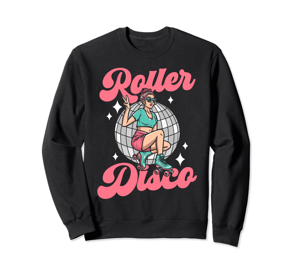 Roller Skating Skate 1970S Roller Sweatshirt - Trendy Graphic for Adults - T-Shirt, Sweatshirt, Hoodie