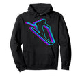 Skiing Ski Skier Vaporwave Hoodie - Streetwear Style for Adults - T-Shirt, Sweatshirt, Hoodie
