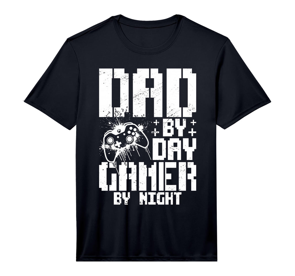 Mens Dad Day Gamer Night Fun Performance T-Shirt - Custom Art Print Unisex - T-Shirt, Sweatshirt, Hoodie