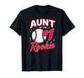 Aunt Rookie 1St Birthday Baseball T-Shirt - Graphic Print Men Women - T-Shirt, Sweatshirt, Hoodie