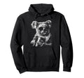 Koala Drinking Iced Coffee Funny Animal Hoodie - Graphic Print Men Women - T-Shirt, Sweatshirt, Hoodie