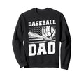 Baseball Dad Usa Flag Sweatshirt - Novelty Apparel for Adults - T-Shirt, Sweatshirt, Hoodie