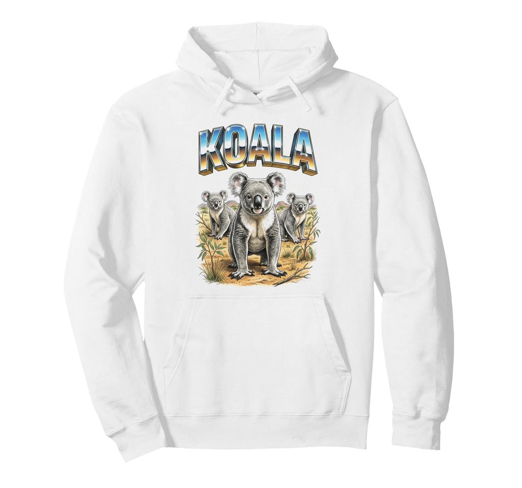 Koala 70S 90S Koala Animal Lover Koala Hoodie - Unique Graphic for Adults - T-Shirt, Sweatshirt, Hoodie