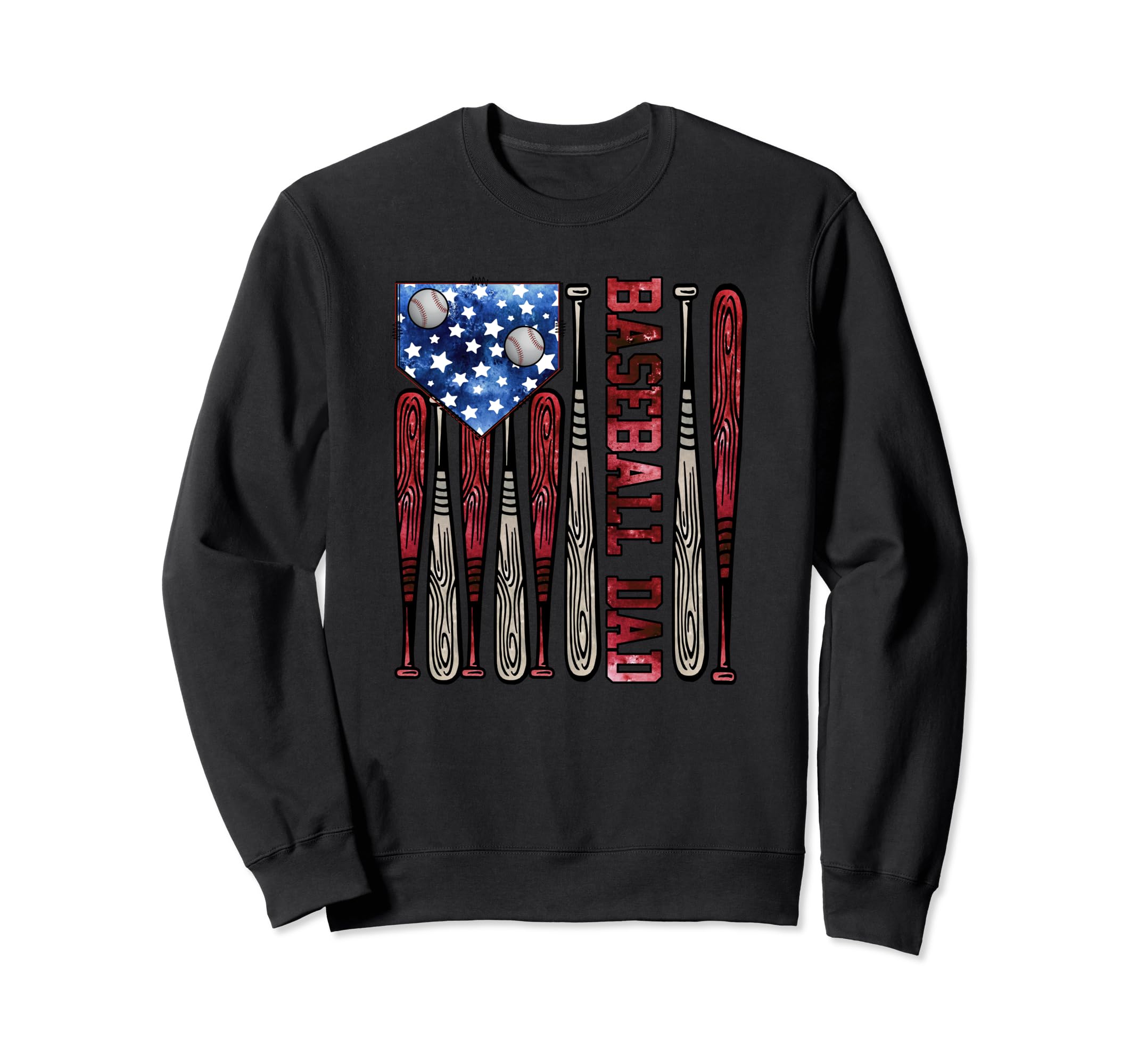 Baseball Dad Sweatshirt - Streetwear Style Men Women - T-Shirt, Sweatshirt, Hoodie