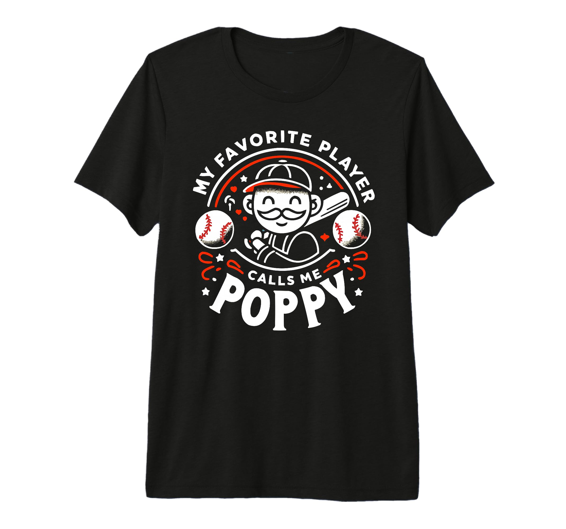 Baseball Grandpa Grandfather T-Shirt - Casual Everyday Wear for Adults - T-Shirt, Sweatshirt, Hoodie