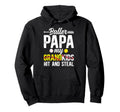 Baller Papa Funny Baseball Hoodie - Casual Everyday Wear Men Women - T-Shirt, Sweatshirt, Hoodie
