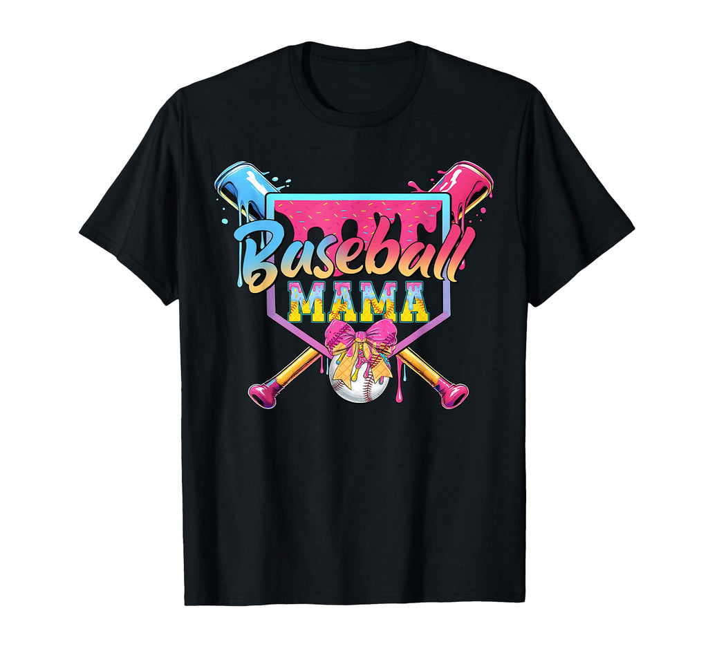 Mothers Day Funny Mama Mom Baseball Ice T-Shirt - Novelty Apparel Unisex - T-Shirt, Sweatshirt, Hoodie
